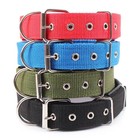 Nylon Dog Collar Solid Adjustable For Small Medium Large Dogs