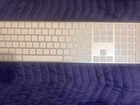 Apple Wireless Magic Keyboard With Numeric Keypad Model A1843 cable- Tested 