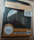  open Box  Zomei Star-8 Pro Optical Filter 77mm Black Almite Frame  case Dmg 