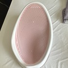 Angelcare Baby Bath Seat Support Pink white Model St-01-pk-us Mpn St-01-pk-us
