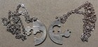 2 Kennedy 50c Necklaces With Male   Female Emblems Cut Out   Fit Together  Bicen