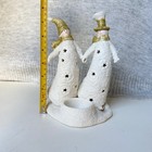 Yankee Candle Christmas Snowman Santa Led Votive Tea Light Holder Set Of 3