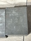 Antique Metal Tea Sample Tin Boxes Set Of 3 Numbered Rare