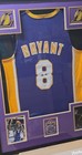 Kobe Bryant Autographed La Lakers Signed Jersey Framed And Matted 2 - 8x10s Psa