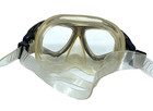 Dive  Snorkel  Swim Mask - Black clear  Good Used Condition  Adjustable