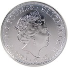 2022 United Kingdom 2 Pound Silver Britannia  lot Of 5  1 Oz Gem Bu