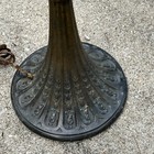 Antique Art Nouveau Lamp Base For Slag Stained Glass Shade