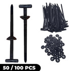 50pcs   100pcs Nylon Universal Cable Tie Buckle Heavy Duty Self-locking Free Ship