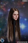 1 6 Beauty Girl Long Hair Head Sculpt For 12  Female Tbleague Suntan Figure Toy