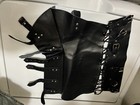 Boot Covers Faux Leather Gothic Shoe Rock Emo Metal Steampunk Gaiters Spats Punk