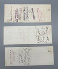 Antique 1880 Bank Checks Lot Of 3 Goshen Ny Orange County National Bank Ephemera