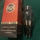 Rca Antique Radio Tube Model 81 Shouldered Glass Black Plate Nos Nib Audio Rare