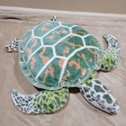 Melissa   Doug Plush Sea Turtle  2127 Large Giant 28  Stuffed Pillow Realistic