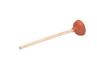 Project Source 5 3-in Red Rubber Plunger 18-in Handle Kitchen Tub Sink Drains