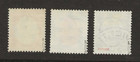 Iceland Scott  c9- c11 Used 1931 Zepelin Overprinted Airmail Set  signed  F vf