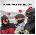 Sena Latitude S1 Snow Helmet With Built In Speakers   Microphone  Large