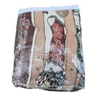 Antique Toys Tapestry Woven Afghan Throw Blanket -fieldcrest  Christmas 46 X 68   