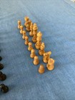 Vintage Wooden Chess Pieces Set   Box - 2 75 Inch King For 1 25 Inch Chess Board