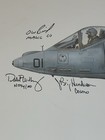Multi-signed Av-8b Harrier Vma-513 Flying Nightmares Co xo 11-signed 1995 Print