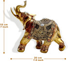 Lucky Elephant Statue 7  Elephant Decor  Elephants Figurine For Home 