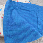 Handmade Swaddling Blanket Boys Size 47  X 41 5  Tan Blue Safari Animals Nursery