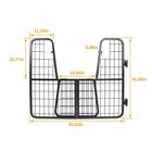 48 x42  Horse Stall Gate Two Way Livestock Gate W yoke For Sheep Horse Fencing