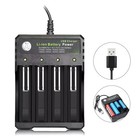 18650 Battery Charger 4 Slots Dual 18650 Charging 3 7v Rechargeable Lithium