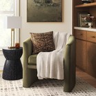 Faux Fur Throw Blanket Ivory - Threshold