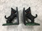 Cast Iron Scottie Scottish Terrier Scotty Dog Bookends  04646 