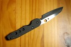Spyderco C240cfp Smock Carbon Fiber Handle W s30v Steel Blade Folding Knife