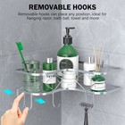 Large Corner Shower Caddy Shelf  2 Pack Adhesive Bathroom Shower Organizer Sh   