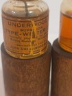 2 Bottles Of Typewriter Oil With Wood  Boxes