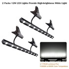 Instahibit Adjustable Led Light For Retractable Banner Stand Trade Show 2 Packs