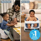 Ingenuity Baby Base 2-in-1 Booster Feeding High Chair And Floor Seat With Self-s