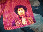 New Vintage Jimi Hendrix Psychedelic Dragonfly Swim Trunks Surf Board Shorts 32