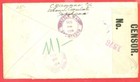 Japan 20sn Tazawa Solo Used On Registered Cover Censor To Usa 1918