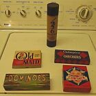 Lot Of 5 Vintage Toy Games In Original Boxes  1939 To 1950 s