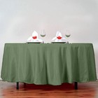 5 Willow Green 108  Round Polyester Tablecloths For Wedding Shower Reception