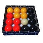 Billiard Balls Pool Ball Set 2-1 4 Inch Red Yellow Black