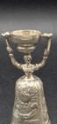German 800 Silver Wager Wedding Bridal Cup Woman Figure Rare Antique C 1890 Look
