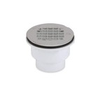 Oatey 420452 2  Pvc Shower Drain     Snap-in Stainless Steel Strainer  Solvent
