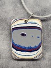 Polished Kenworth Truck Fordite Display Piece Necklace