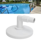 Skimmer Vacuum Plate With 90 Degree Elbow Adapter Swimming Pool Large Size