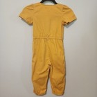 Old Navy Size 5 Romper Jumpsuit Short Sleeve Mustard Color