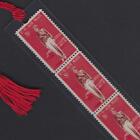 Aviatrix Amelia Earhart - Vintage Set Of 4 Stamps Commemorative Bookmark Unique 
