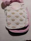 Hudson Baby Infant Girl Cotton Bibs 7pk  Princess  One Size