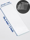Blank Glass Microscope Slides And Covers - Ground Edges   45   Clipped Corners  H