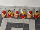 Lot Of 6 Assorted Miniature 1 5 Inch Teddy Bear Christmas Tree Ornaments