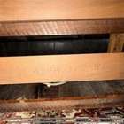 Antique Wooden Jenny Lind Twin Bed Frame With Headboard   Footboard 