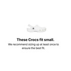 Crocs Classic Clog Unisex White Slip On Water Friendly Sandals Men Women Shoes